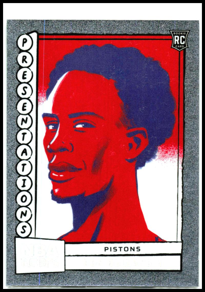 2024-25 Hoops Presentations #15 Ron Holland II Detroit Pistons