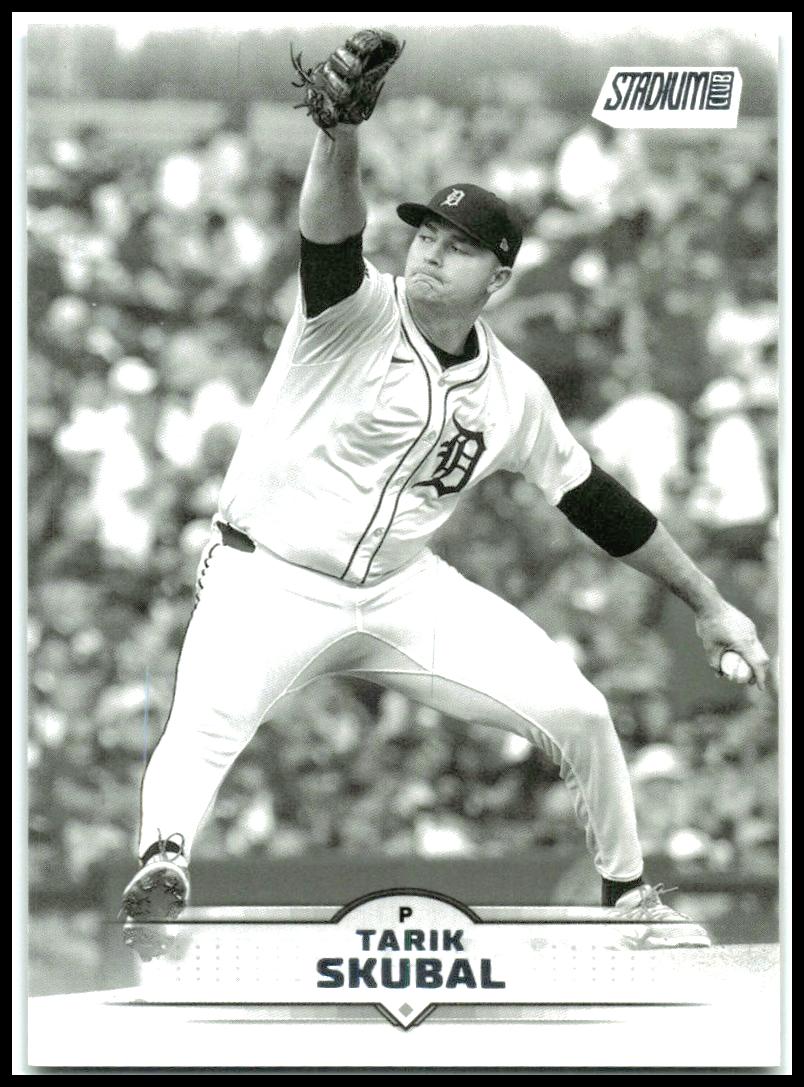 2025 Stadium Club Black and White #67 Tarik Skubal Detroit Tigers