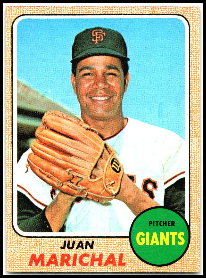 1968 Topps HOF #205 Juan Marichal San Francisco Giants