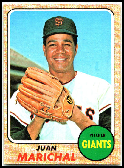 1968 Topps HOF #205 Juan Marichal San Francisco Giants