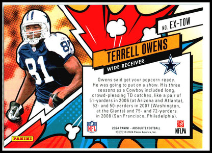 2024 Panini Absolute Explosive #EX-TOW Terrell Owens