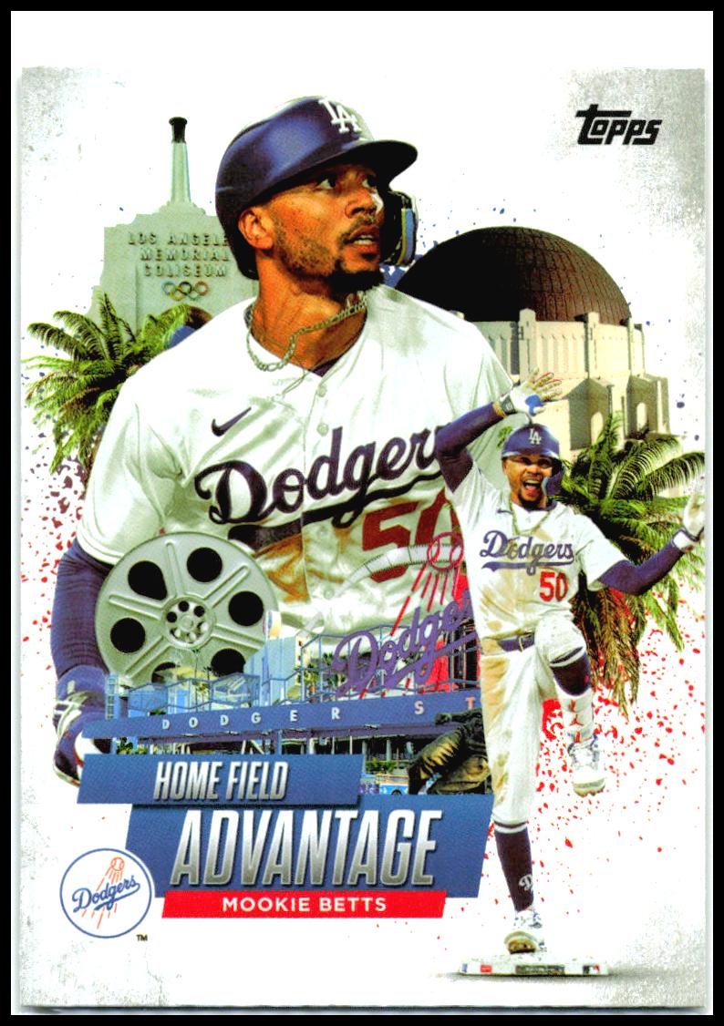 2025 Topps Home Field Advantage #HA-29 Mookie Betts Los Angeles Dodgers