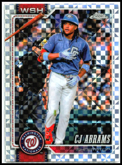 2026 Topps Chrome X-Fractors #243 CJ Abrams Washington Nationals