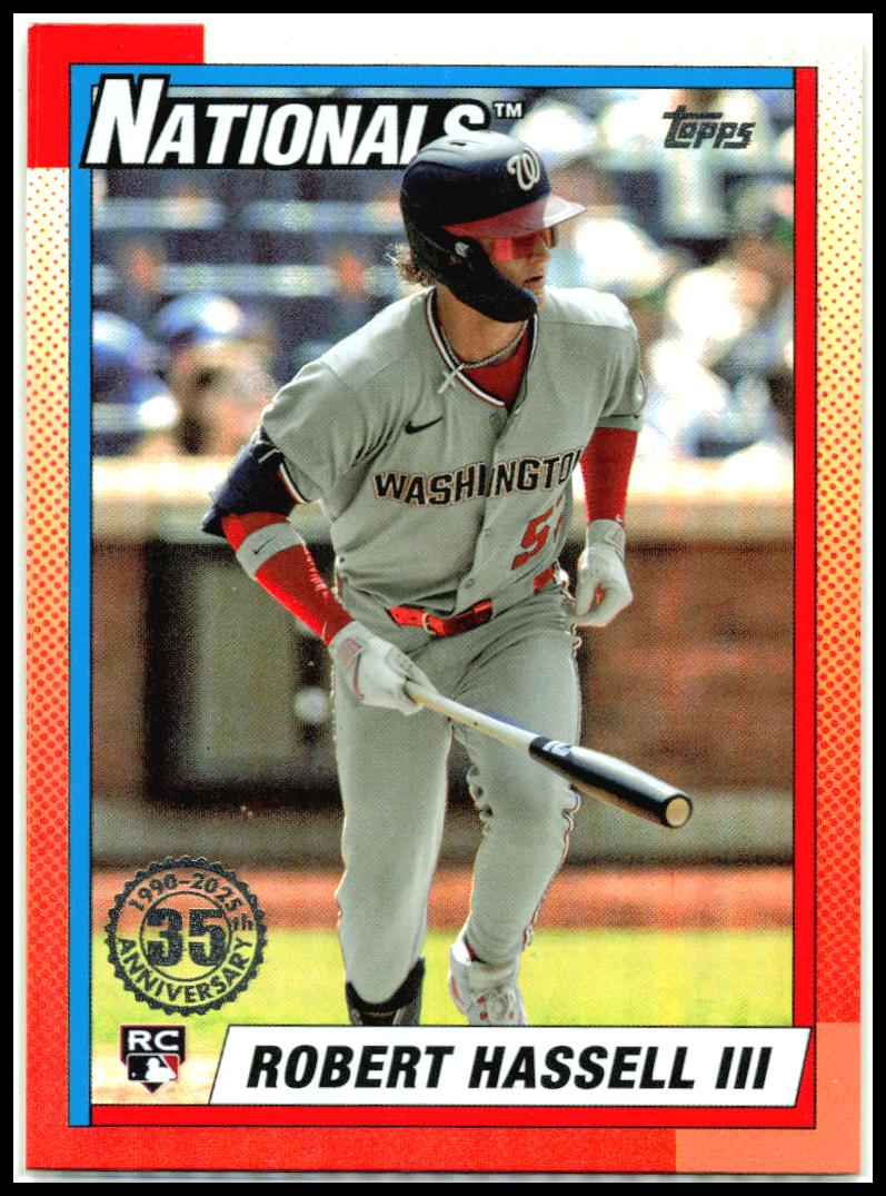 2025 Topps Update 1990 Topps 35th Anniversary #U90-41 Robert Hassell III