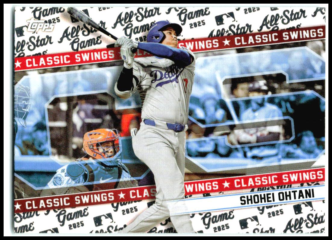 2025 Topps All-Star Game Classic Swings #CS-17 Shohei Ohtani Los Angeles Dodgers