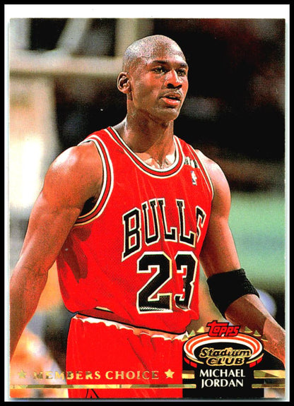 1992-93 Stadium Club #210 Michael Jordan Chicago Bulls