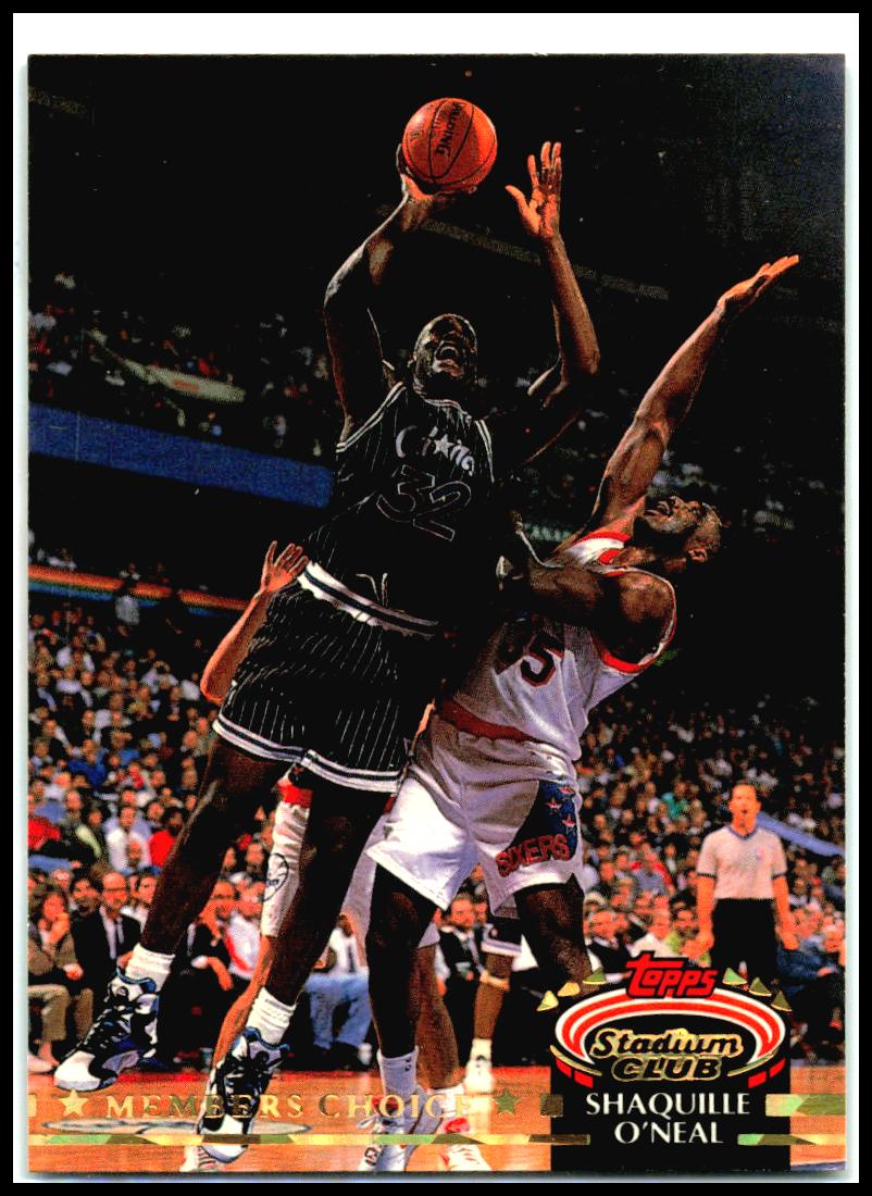 1992-93 Stadium Club #201 Shaquille O'Neal Orlando Magic