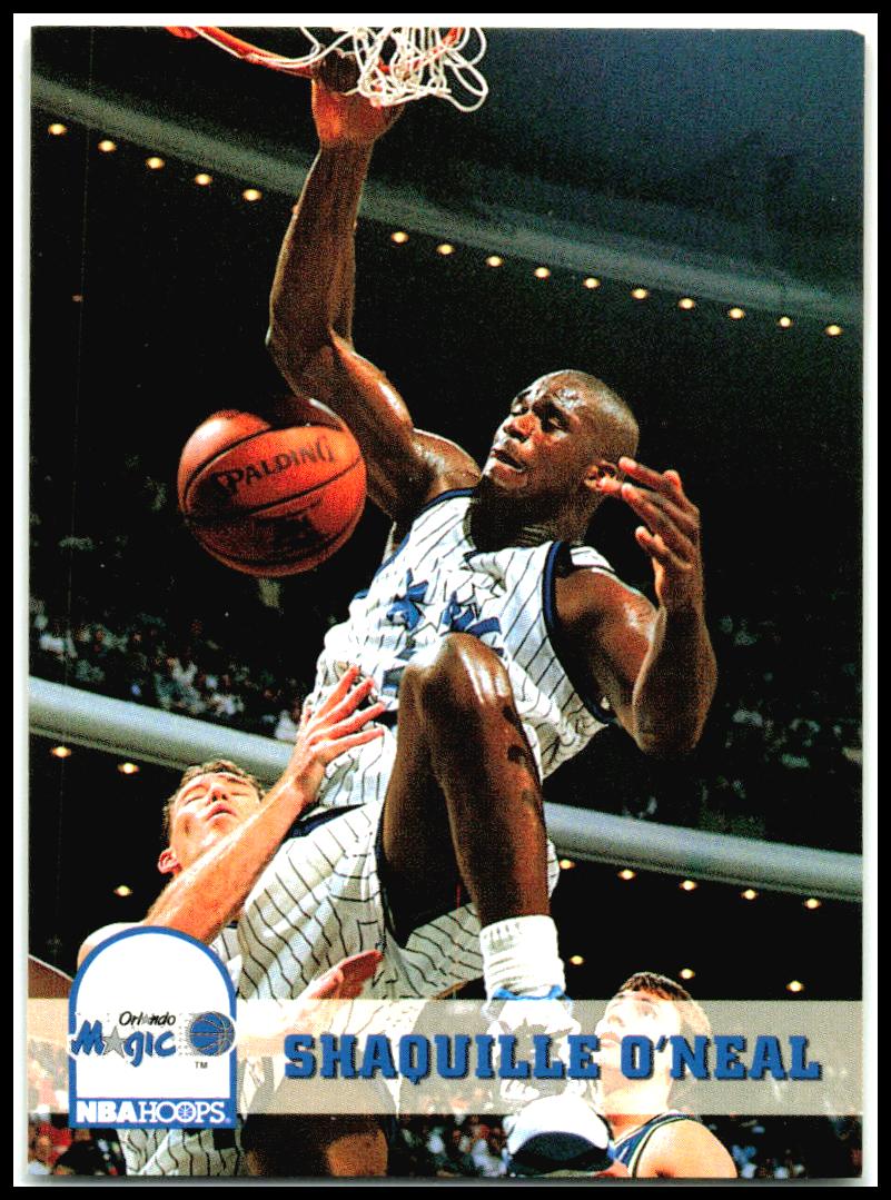 1993-94 Hoops #155 Shaquille O'Neal Orlando Magic