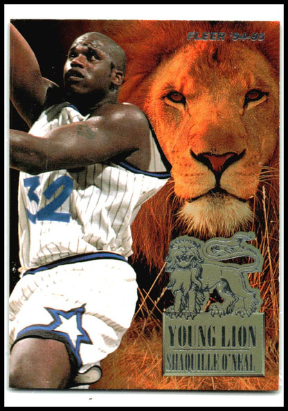 1994-95 Fleer Young Lions #5 Shaquille O'Neal Orlando Magic