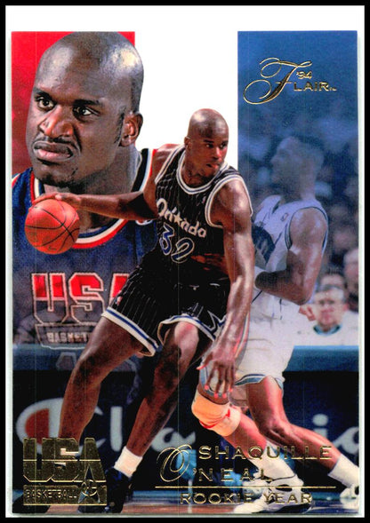 1994 Flair USA #77 Shaquille O'Neal USA