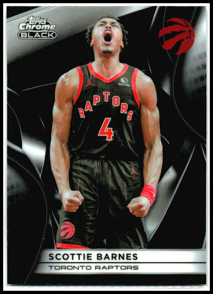 2025-26 Topps Chrome Black #46 Scottie Barnes Toronto Raptors