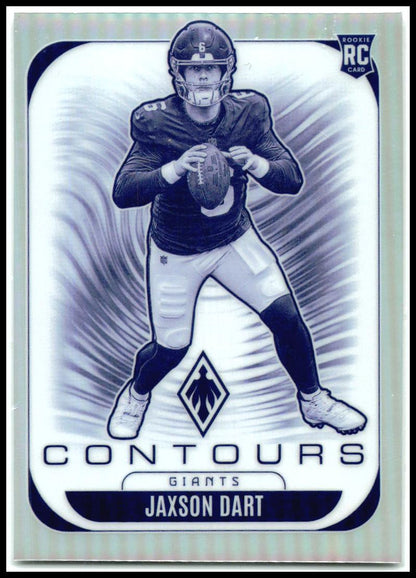 2025 Panini Phoenix Contours #24 Jaxson Dart New York Giants