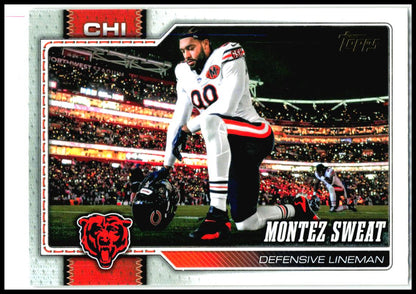 2026 Topps Flagship Golden Mirror Variations #212 Montez Sweat Chicago Bears