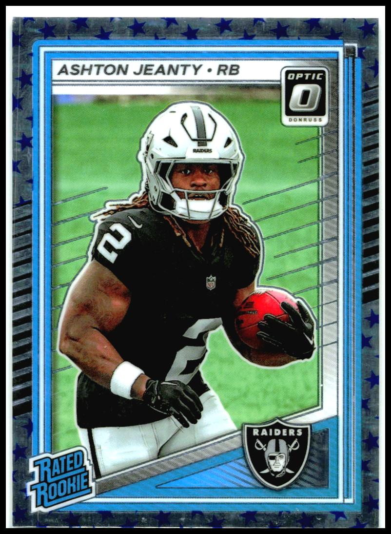 2025 Donruss Optic Stars #202 Ashton Jeanty RC Las Vegas Raiders