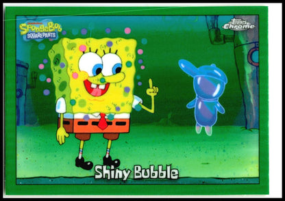 2025 Topps Chrome SpongeBob SquarePants Kelp Green #36 Shiny Bubble
