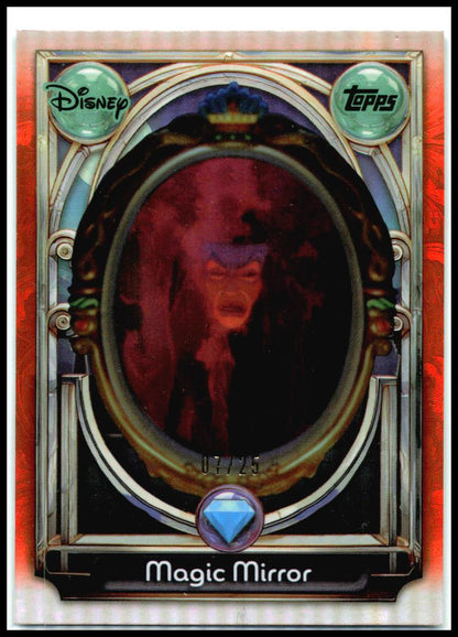 2025 Topps Disney Wonder Orange Foil #/25 #108 Magic Mirror