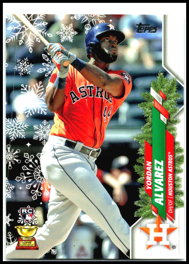 2020 Topps Holiday #HW105 Yordan Alvarez RC Houston Astros
