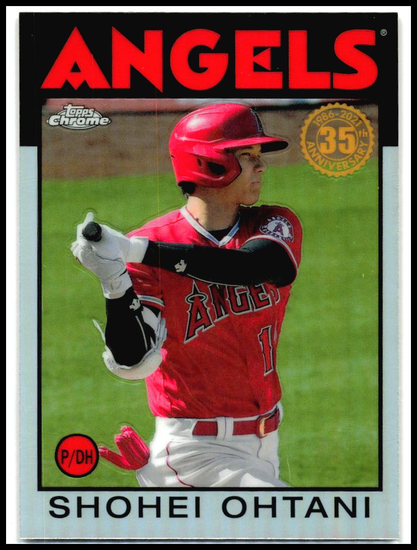 2021 Topps Chrome 1986 Topps 35th Anniversary #86BC-9 Shohei Ohtani Angels