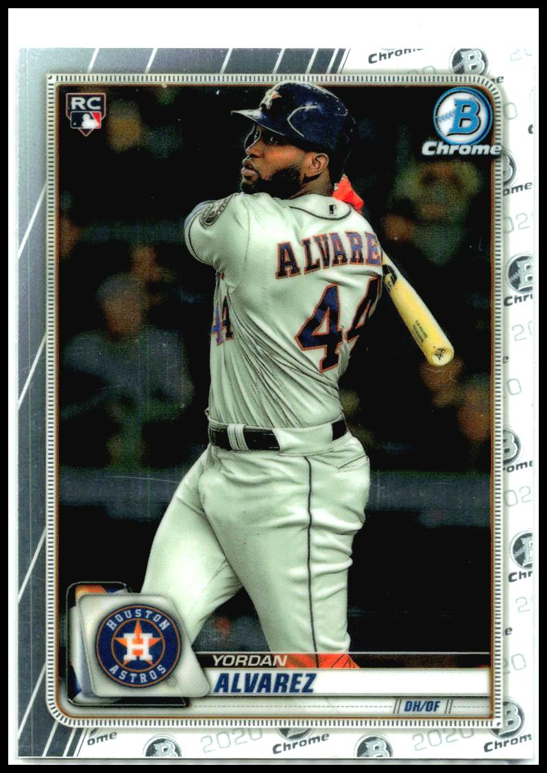 2020 Bowman Chrome #25 Yordan Alvarez RC Houston Astros