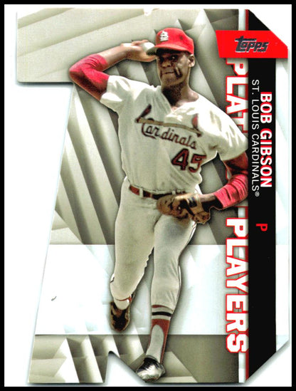 2021 Topps Platinum Players Die Cut #PDC-40 Bob Gibson St. Louis Cardinals
