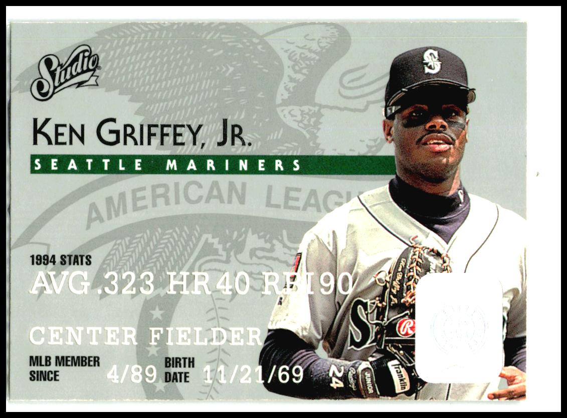 1995 Studio #5 Ken Griffey Jr. Seattle Mariners