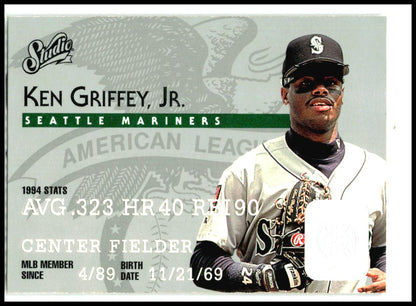 1995 Studio #5 Ken Griffey Jr. Seattle Mariners