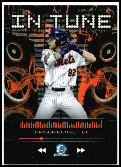 2024 Bowman Draft In Tune #IT-10 Carson Benge New York Mets
