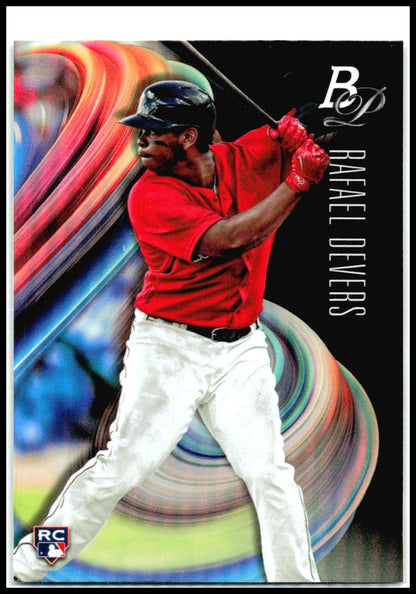 2018 Bowman Platinum #2 Rafael Devers RC Boston Red Sox