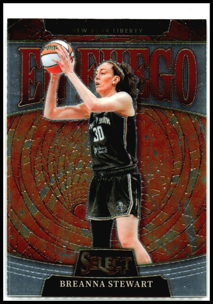2025 Panini Select WNBA En Fuego #15 Breanna Stewart New York Liberty