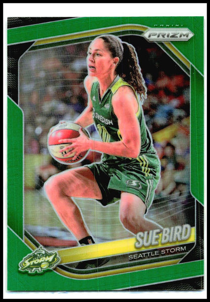 2025 Panini Prizm WNBA Green Prizms #38 Sue Bird Seattle Storm