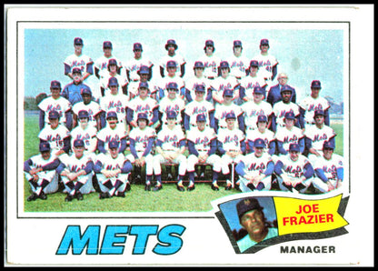 1977 Topps Team Checklists #259 New York Mets / Joe Frazier New York Mets