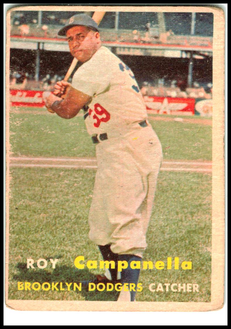 1957 Topps #210 Roy Campanella Brooklyn Dodgers