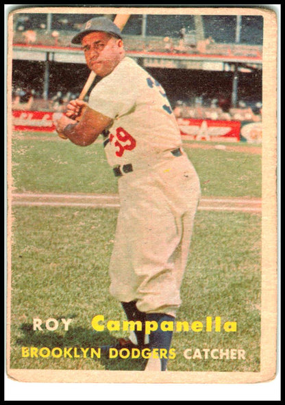 1957 Topps #210 Roy Campanella Brooklyn Dodgers