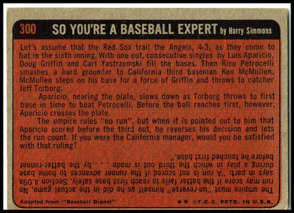 1972 Topps #300 Hank Aaron Atlanta Braves