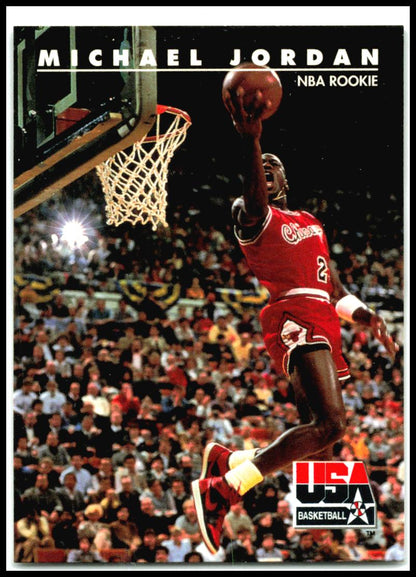 1992 SkyBox USA #38 Michael Jordan USA
