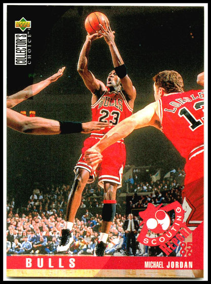 1995-96 Collector's Choice German II #114 Michael Jordan Chicago Bulls
