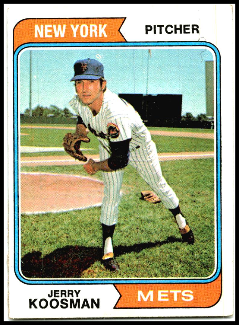 1974 Topps #356 Jerry Koosman New York Mets