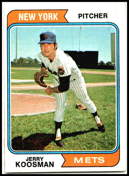 1974 Topps #356 Jerry Koosman New York Mets