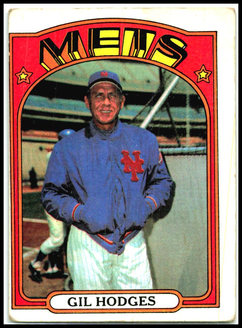 1972 Topps #465 Gil Hodges New York Mets