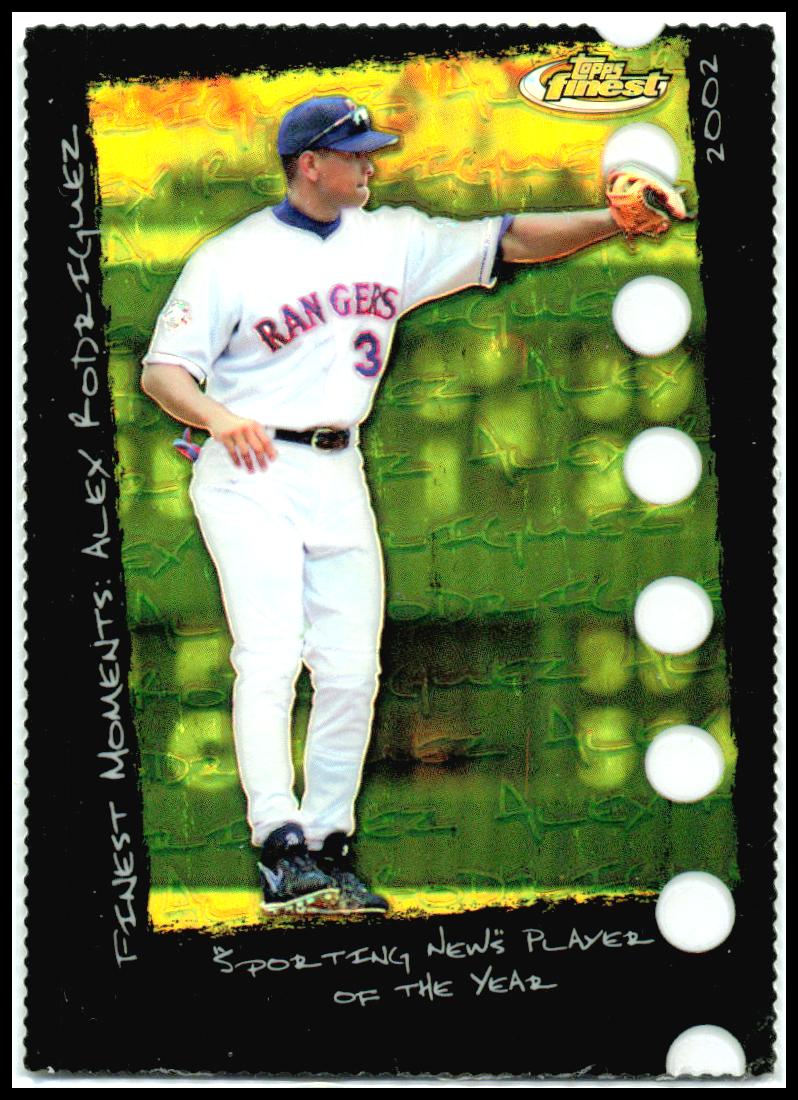 2005 Topps Finest #FAM30 Alex Rodriguez