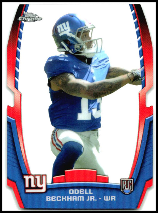 2014 Topps Chrome Rookie Die Cut #CRDC-OB Odell Beckham Jr. New York Giants
