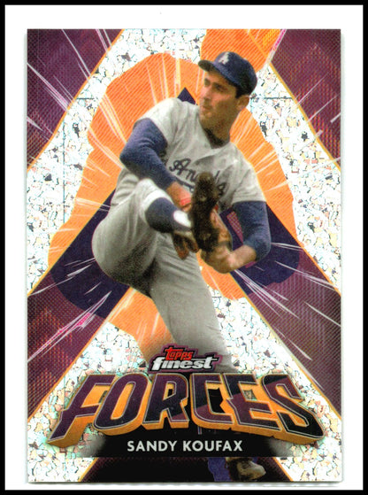 2026 Finest Finest Forces #FIF-14 Sandy Koufax Los Angeles Dodgers