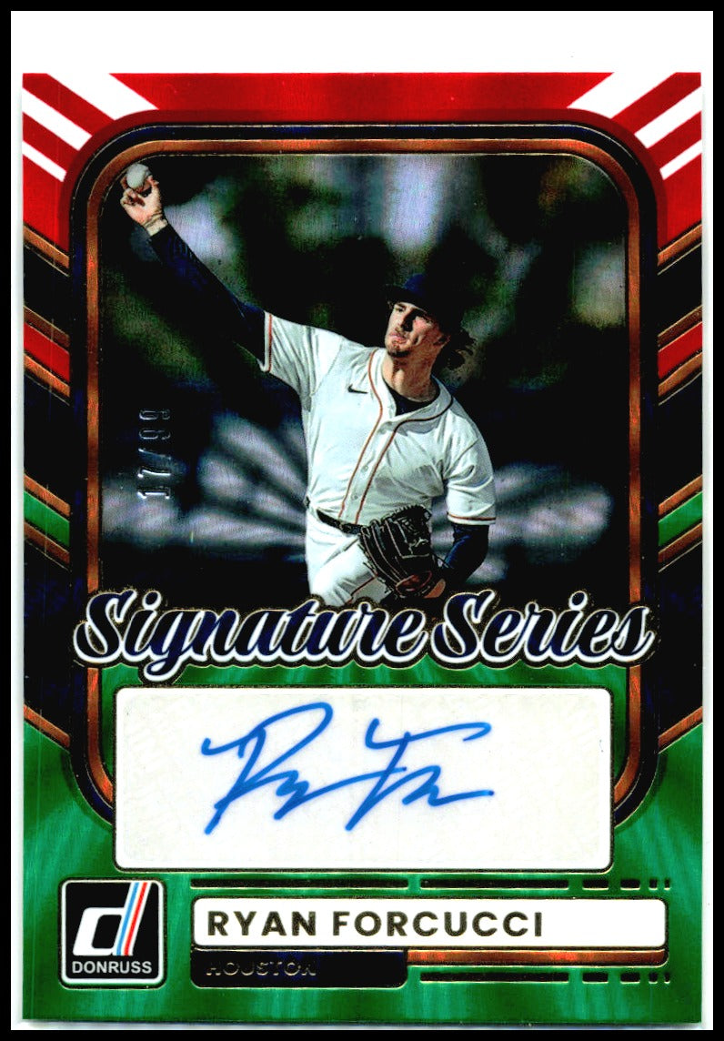 2025 Panini Select Signature Selections Red #SS-RF Ryan Forcucci AU Astros