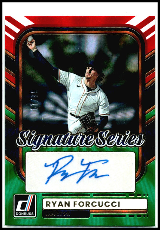 2025 Panini Select Signature Selections Red #SS-RF Ryan Forcucci AU Astros