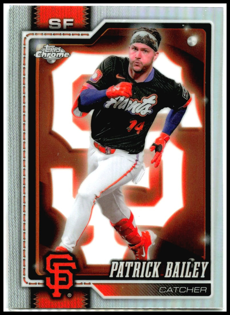2026 Topps Chrome LIGHTBOARD LOGO Variation SSP #197 Patrick Bailey Giants