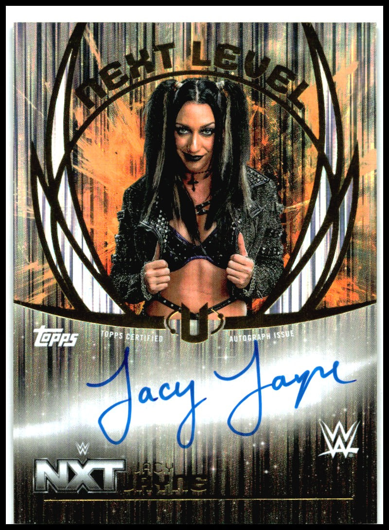 2025 Topps Universe WWE Next Level Autographs #NLA-JJA Jacy Jayne AU