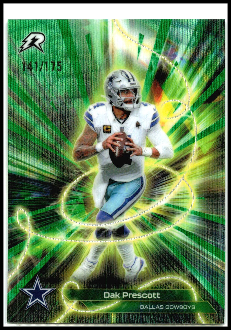 2025 Topps Resurgence Conductors Green Surge Refractor #C-5 Dak Prescott Dallas