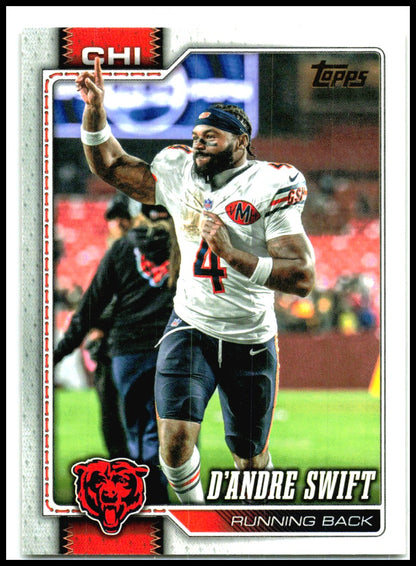 2026 Topps Golden Mirror Variations SSP #37 D’Andre Swift Chicago Bears