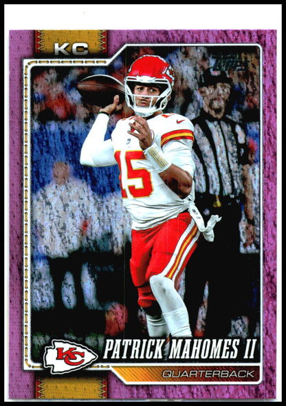 2026 Topps Pink Sandglittler #97 Patrick Mahomes II Kansas City Chiefs