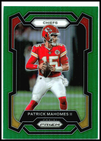 2023 Panini Prizm Green #149 Patrick Mahomes II Kansas City Chiefs
